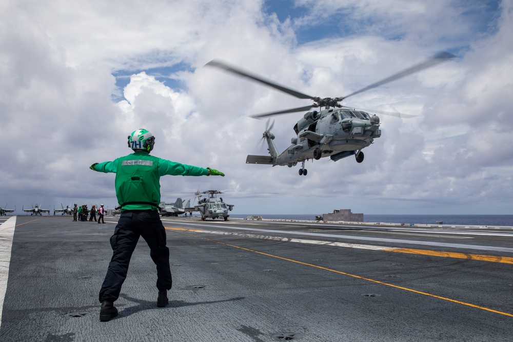 USS Gerald R. Ford (CVN 78) Conducts Flight Operations