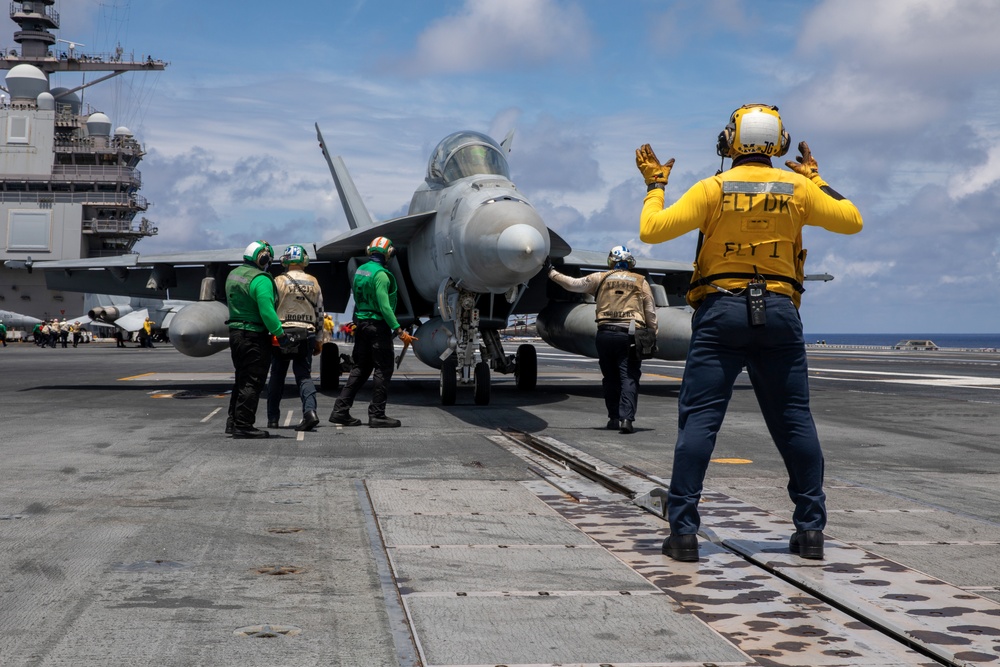 USS Gerald R. Ford (CVN 78) Conducts Flight Operations