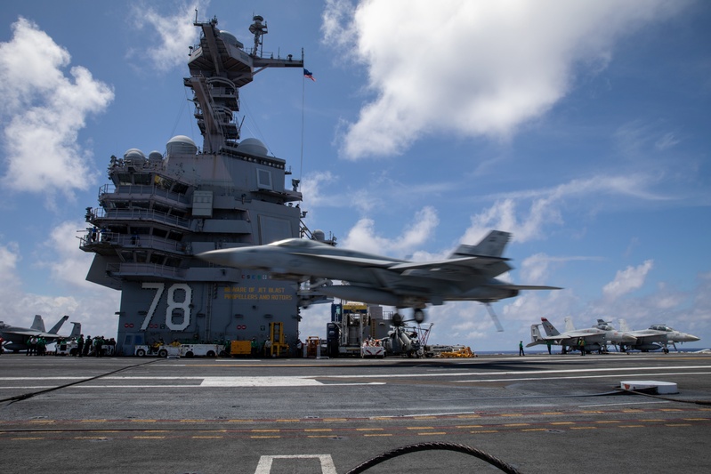 USS Gerald R. Ford (CVN 78) Conducts Flight Operations