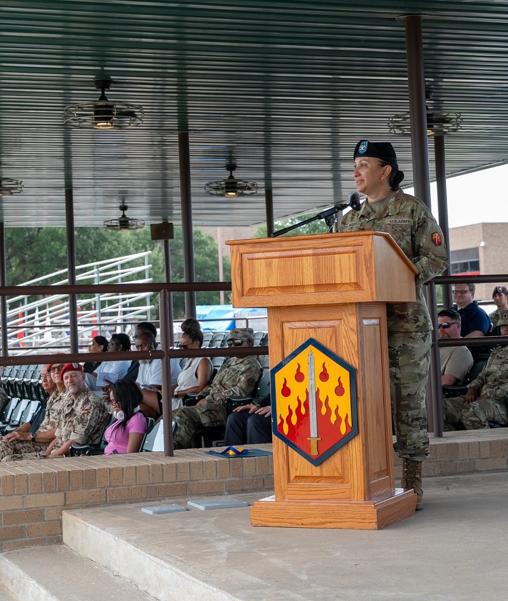 U.S. Army’s only chemical brigade welcomes new commander during change of command at Fort Hood