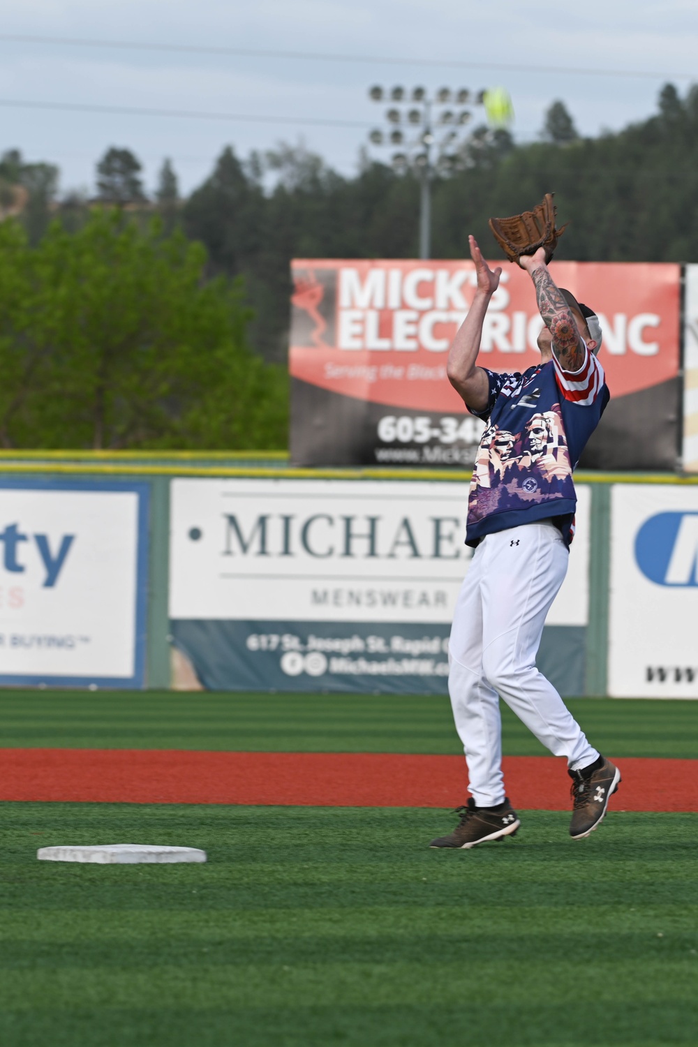28th Security Forces Squadron hosts softball game during Police Week