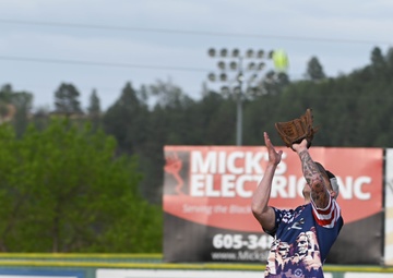 28th Security Forces Squadron hosts softball game during Police Week