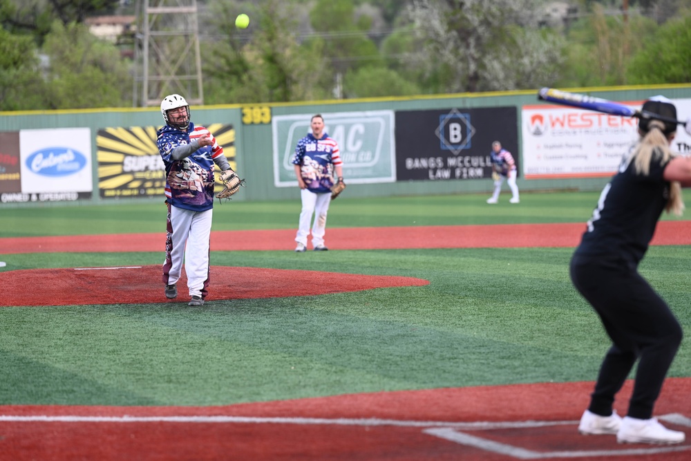 28th Security Forces Squadron hosts softball game during Police Week