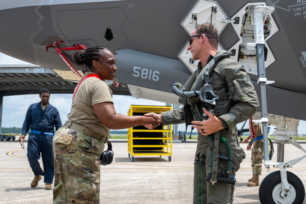 Lightning Strikes Home: 125th Fighter Wing Receives First Permanently Assigned F-35s