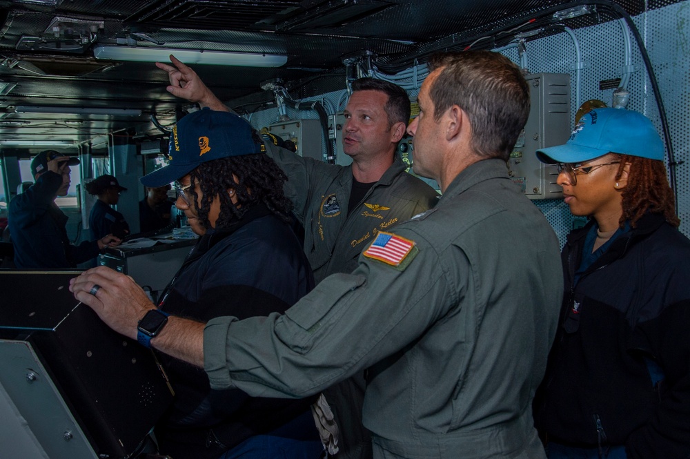 Abraham Lincoln conducts routine operations