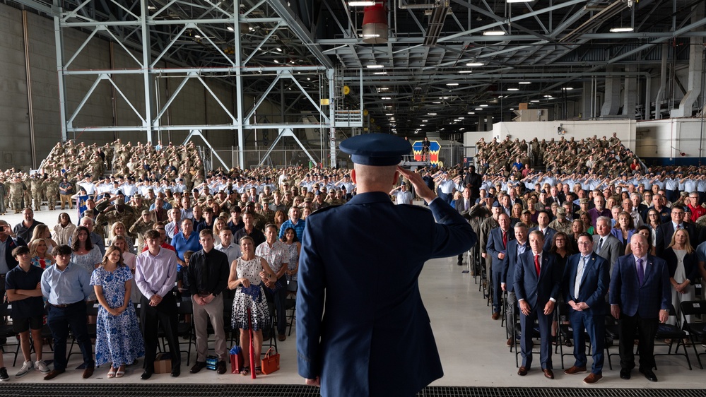 Offutt welcomes new 55th Wing commander