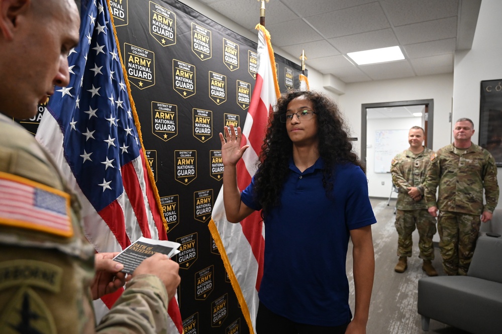 Oath of Office Delivered to the D.C. National Guard Command Chaplain 