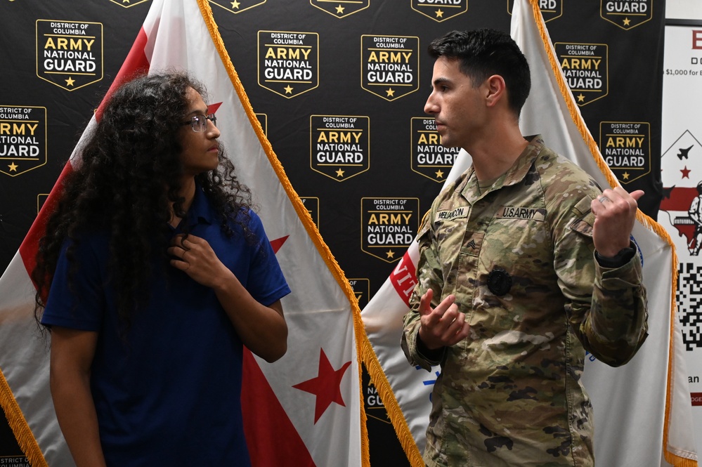 Oath of Office Delivered to the D.C. National Guard Command Chaplain 