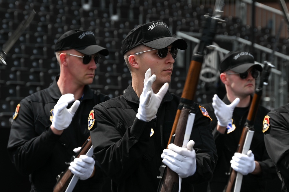 Air Force Honor Guard’s Drill Team prepares for 2025 Basel Tattoo