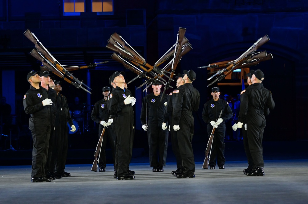 Air Force Honor Guard’s Drill Team prepares for 2025 Basel Tattoo