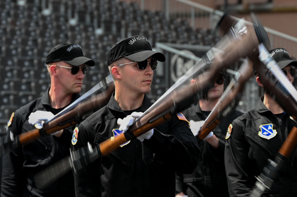 Air Force Honor Guard’s Drill Team prepares for 2025 Basel Tattoo