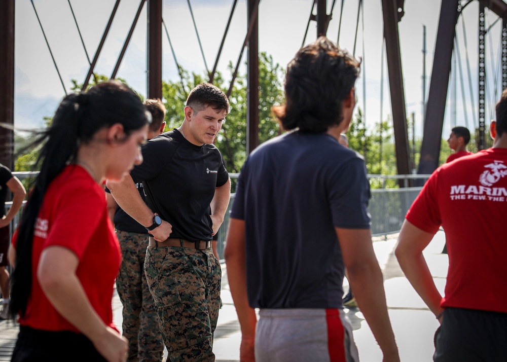 Physical Training Session with Recruiting Sub-Station South Park