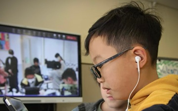 Students participate in a virtual cultural exchange