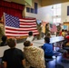 Fort Lee Funeral Honors Team Demonstrate Flag Folding to Youth