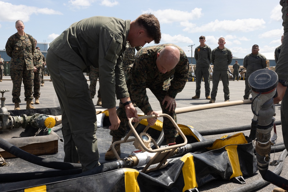 Maj. Gen. Sullivan visits Marines with MWSS-273 during Atlantic Alliance 2025