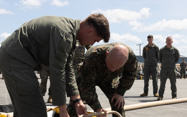 Maj. Gen. Sullivan visits Marines with MWSS-273 during Atlantic Alliance 2025