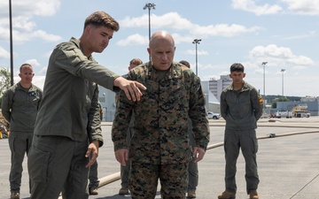 Maj. Gen. Sullivan visits Marines with MWSS-273 during Atlantic Alliance 2025