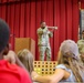 Fort Lee Funeral Honors Team Demonstrate Flag Folding to Youth