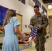 Fort Lee Funeral Honors Team Demonstrate Flag Folding to Youth