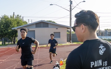 Recruiting Sub-Station Austin South visits Crockett High School