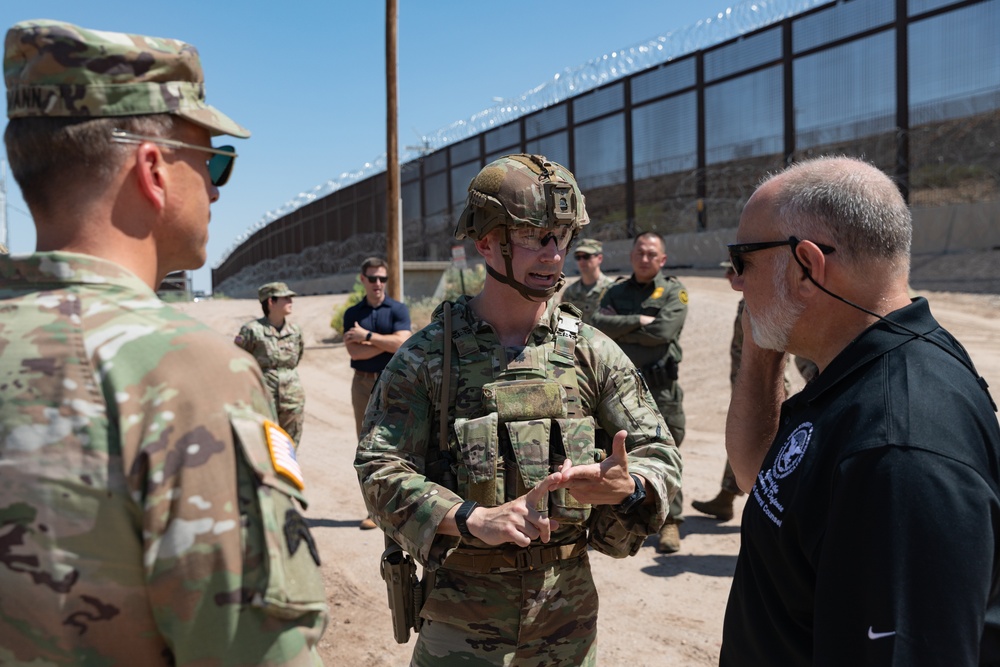 Department of Defense Acting General Counsel visits Joint Task Force-Southern Border