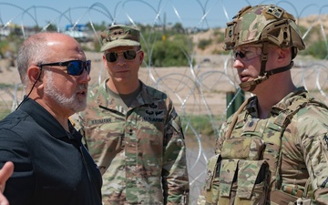 Department of Defense Acting General Counsel visits Joint Task Force-Southern Border