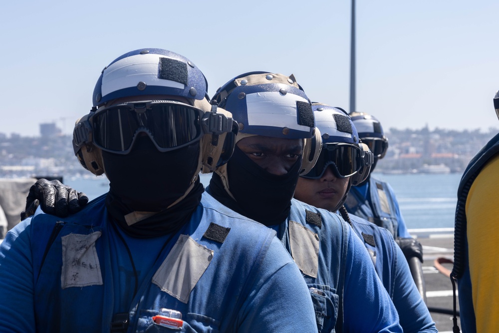 USS Theodore Roosevelt Crash and Salvage Drills