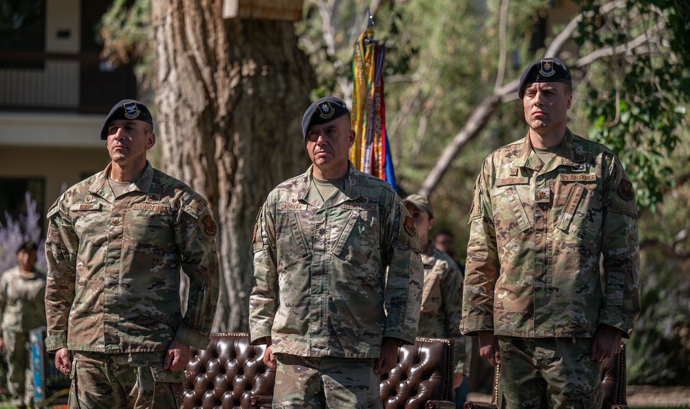 377th Security Forces Squadron Change of Command Official Party.