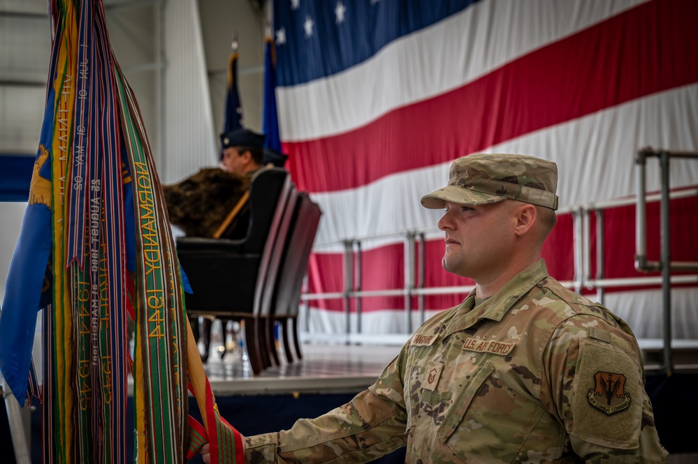 390th Electronic Control Squadron Change of Command 2025