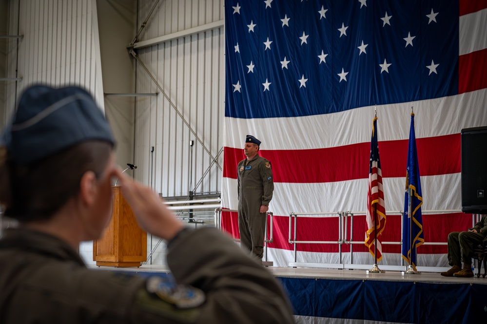 390th Electronic Control Squadron Change of Command 2025