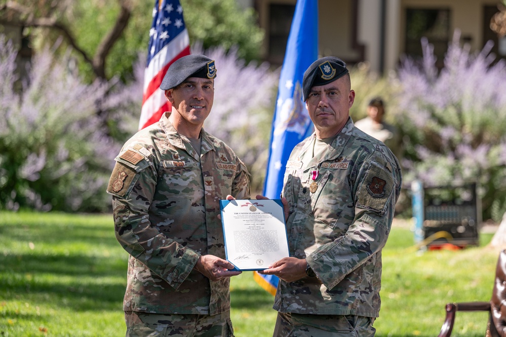 Lt. Col. Cabrerra Receives Meritorious Service Medal