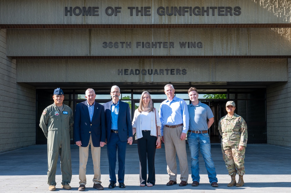Brig. Gen. Pruden MHAFB Visit