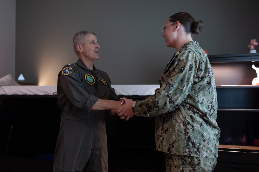 U.S. Navy Admiral Stephen Koehler visits Camp Blaz