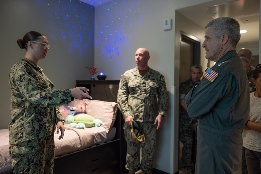 U.S. Navy Admiral Stephen Koehler visits Camp Blaz