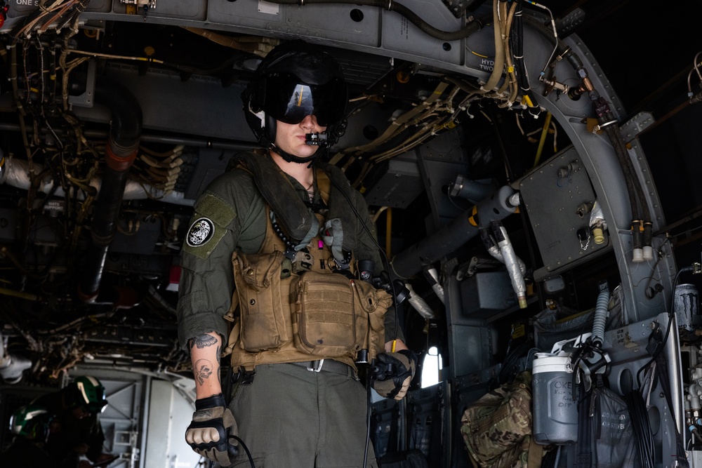 U.S. Marines with VMM-162 transport Marines with 1st Battalion, 25th Marines during Atlantic Alliance 2025