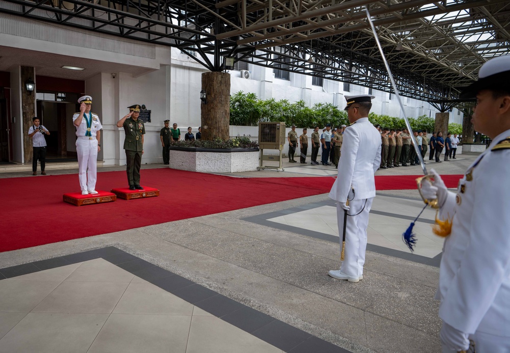 COMPACFLT Visits Camp Aguinaldo in Manila, Philippines