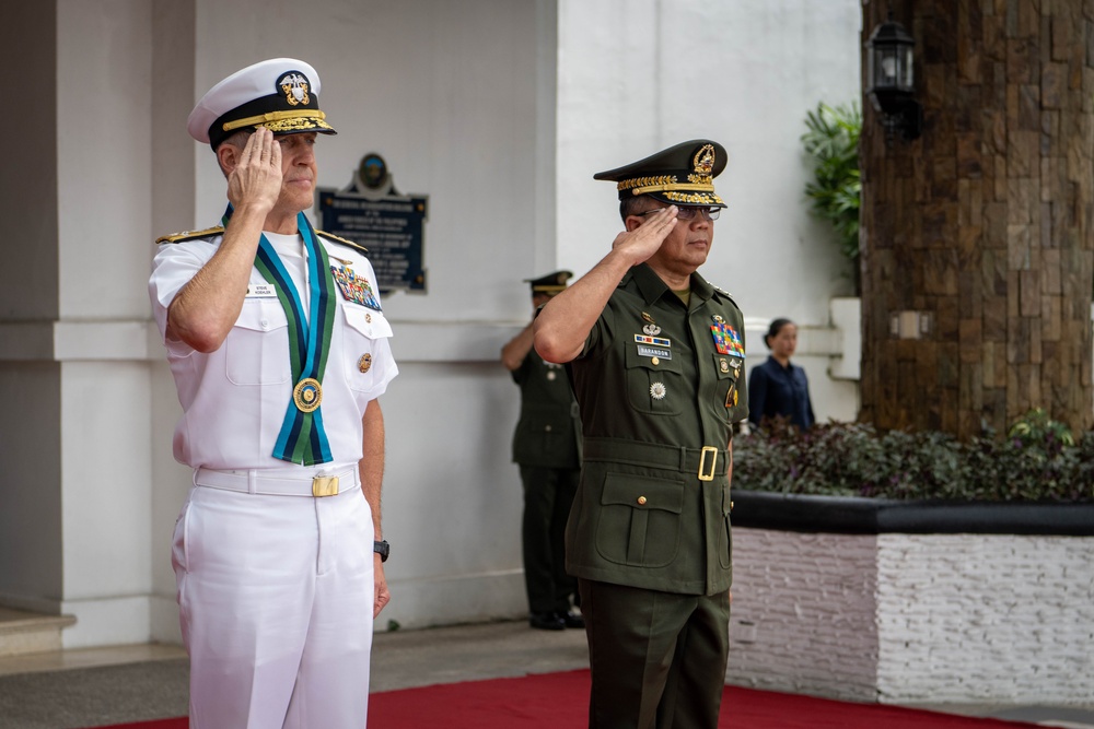 COMPACFLT Visits Camp Aguinaldo in Manila, Philippines