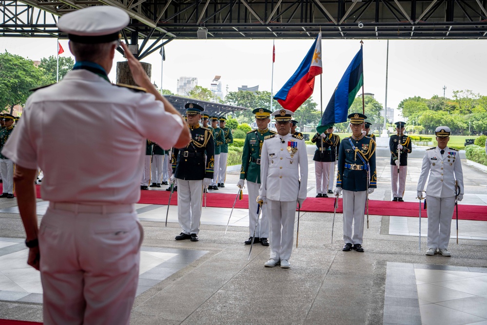COMPACFLT Visits Camp Aguinaldo in Manila, Philippines
