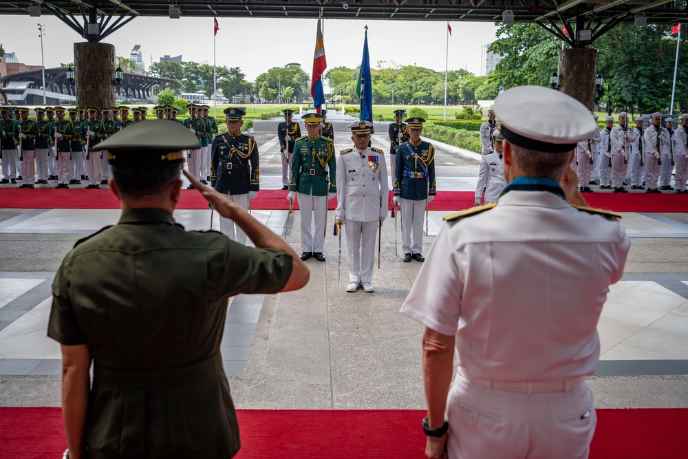 COMPACFLT Visits Camp Aguinaldo in Manila, Philippines