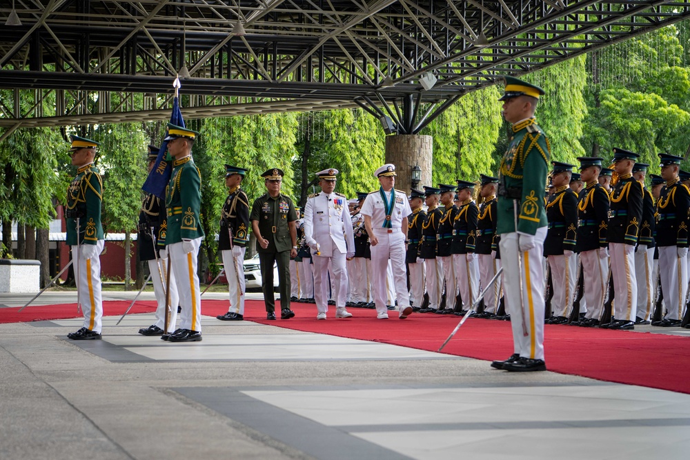 COMPACFLT Visits Camp Aguinaldo in Manila, Philippines