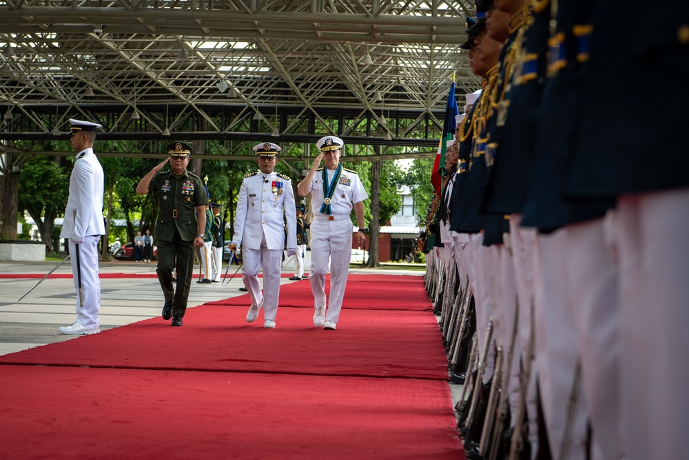 COMPACFLT Visits Camp Aguinaldo in Manila, Philippines