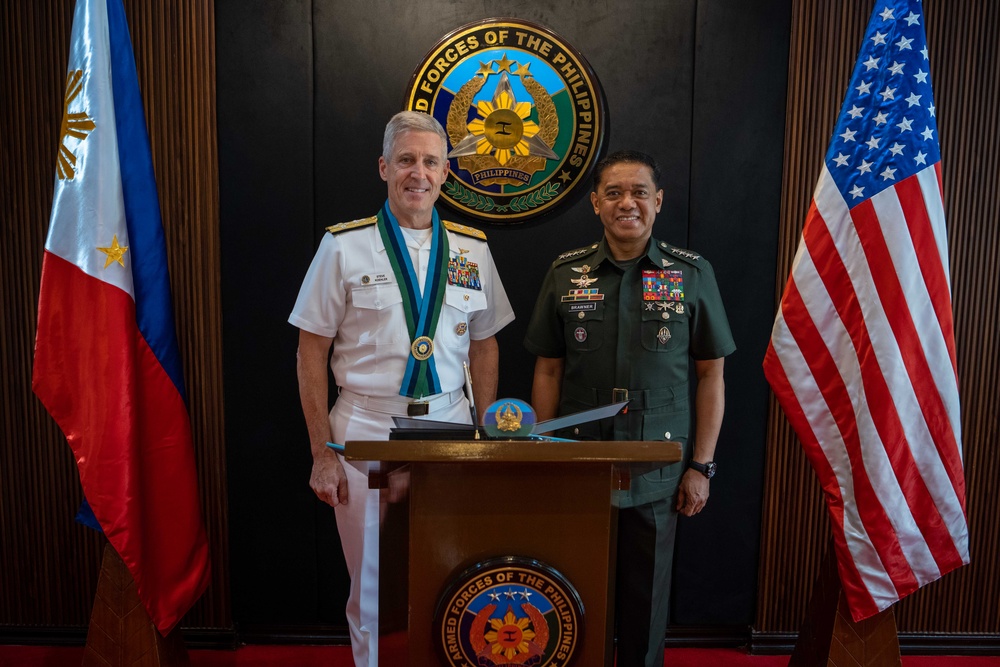 COMPACFLT Visits Camp Aguinaldo in Manila, Philippines