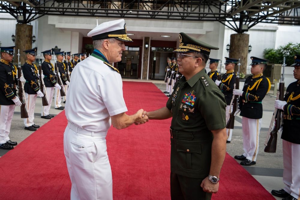 COMPACFLT Visits Camp Aguinaldo in Manila, Philippines