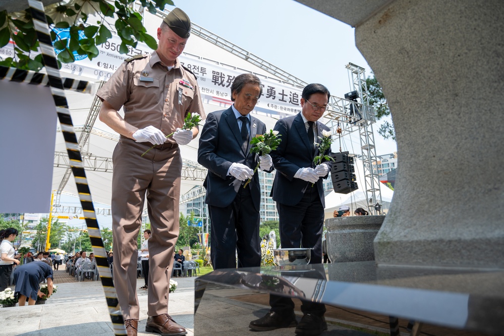 75th anniversary Commemoration of the Battle of Cheonan