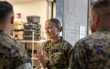 2nd MLG Commanding General Visits MCAS Beaufort
