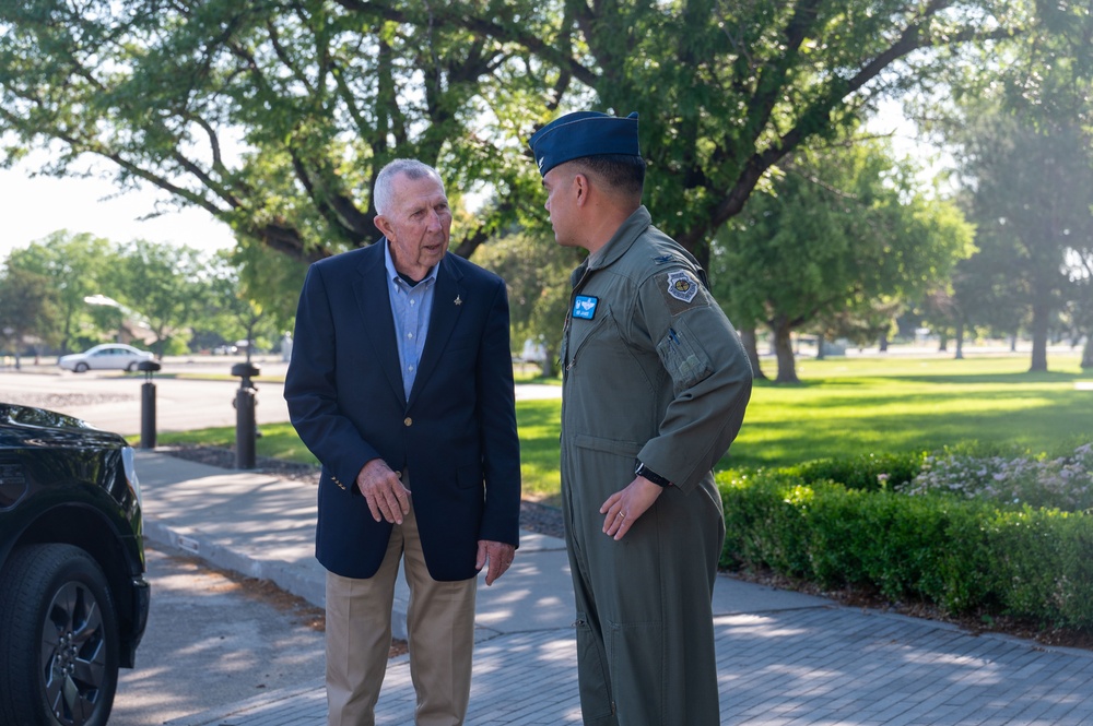 Brig. Gen. Pruden MHAFB Visit
