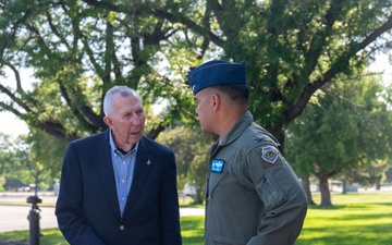 Brig. Gen. Pruden MHAFB Visit