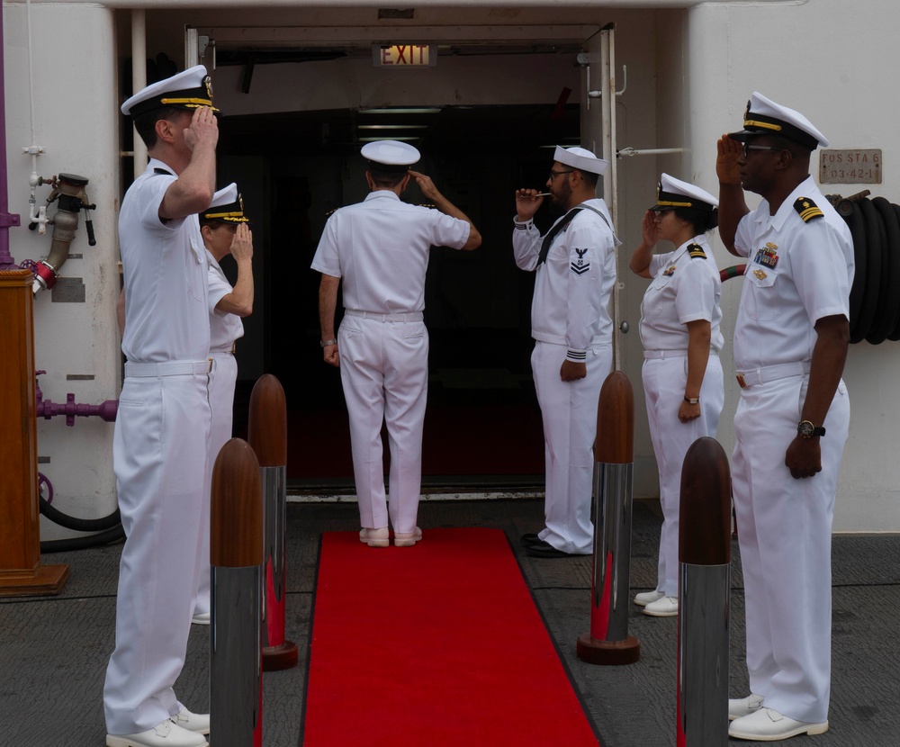 USNS Comfort Change of Command Ceremony