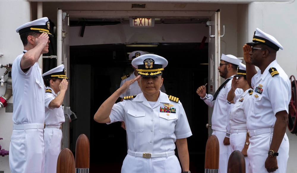 USNS Comfort Change of Command Ceremony