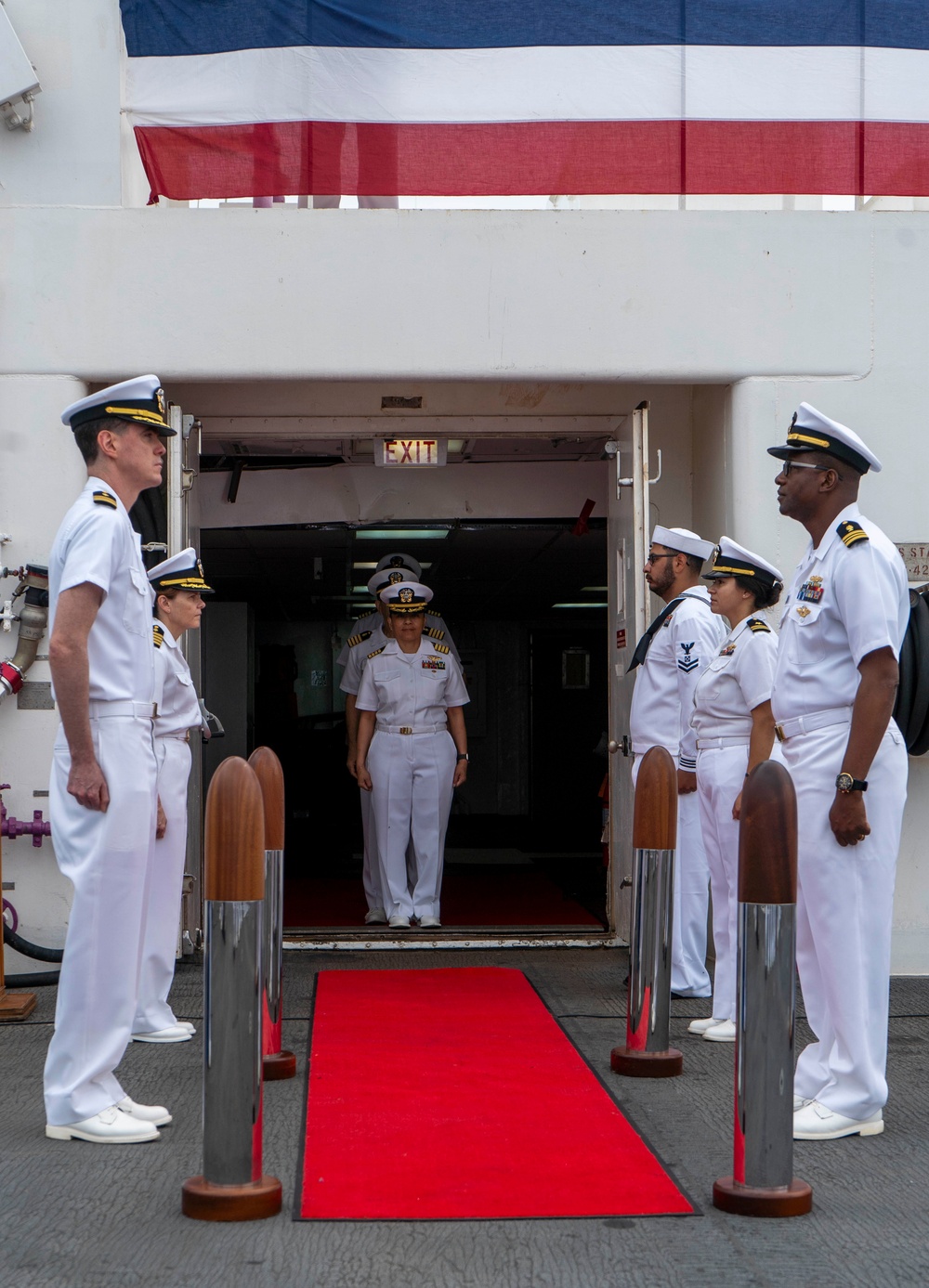 USNS Comfort Change of Command Ceremony